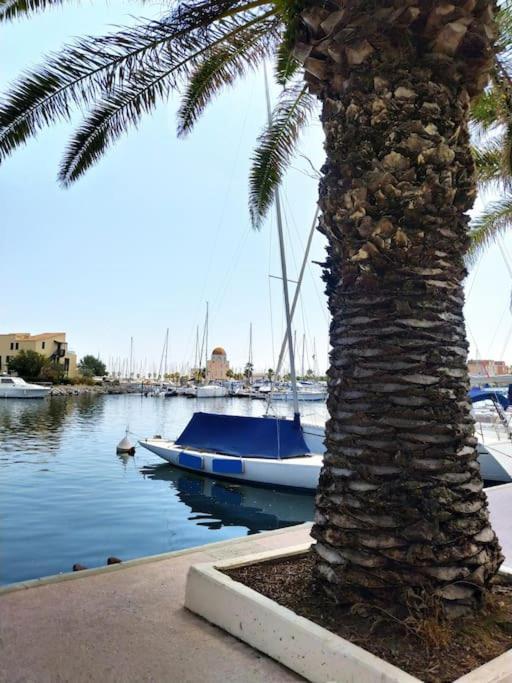 Joli Appartement Avec Grande Et Belle Terrasse, Au Pied De La Plage Du Grazel! Gruissan Exterior foto
